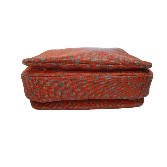 Anthorpologie Pilcro & The Letterpress Orange Beige Gray Crossbody Bag Buckle St - Picture 9 of 11